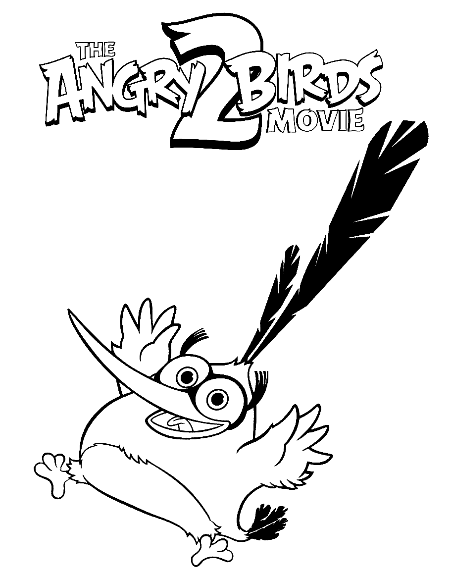 Bubbles Angry Birds Coloring Page for Kids - Free Angry Birds Printable  Coloring Pages Online for Kids 