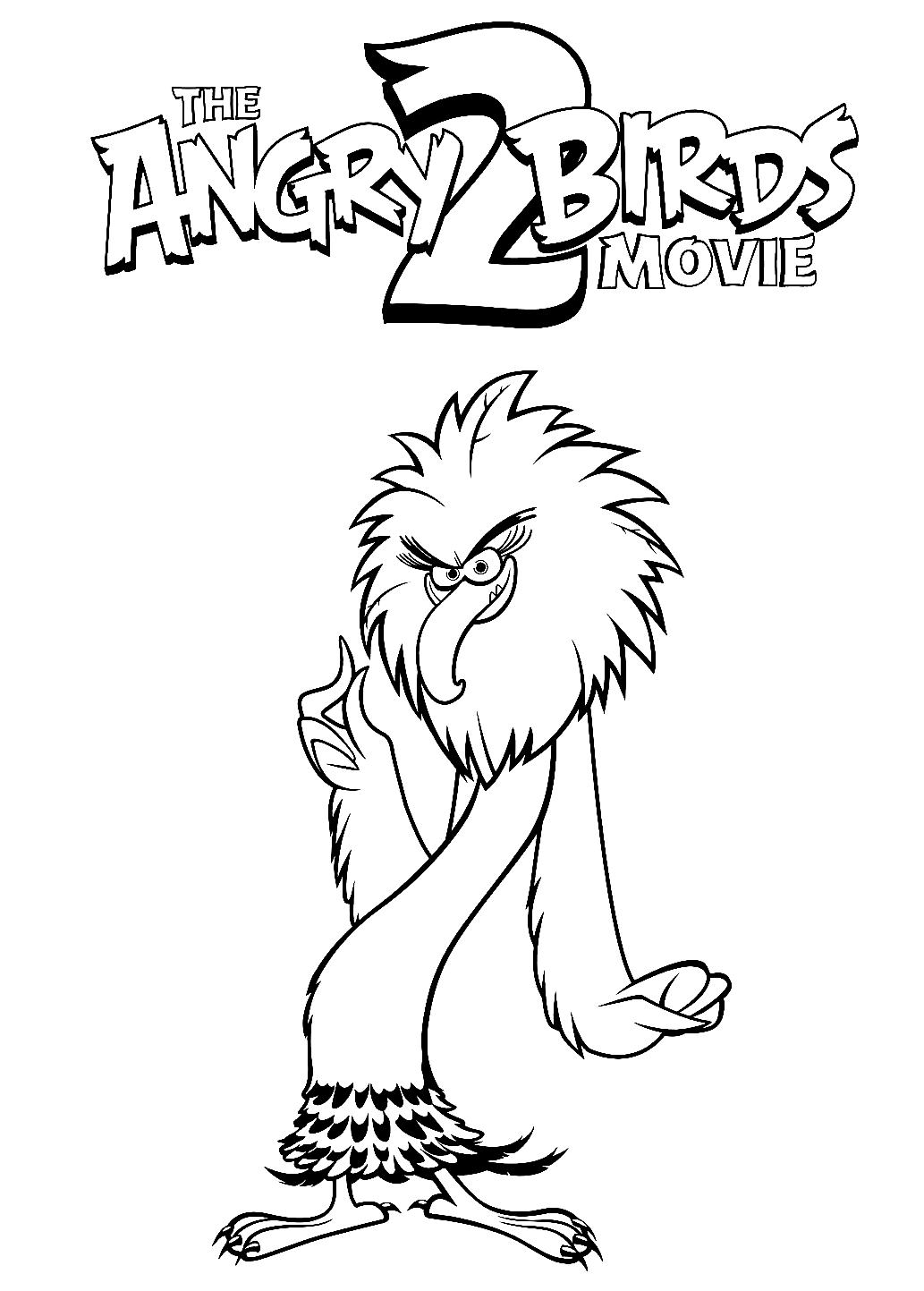 Angry Birds Movie 2 Zeta Coloring Pages
