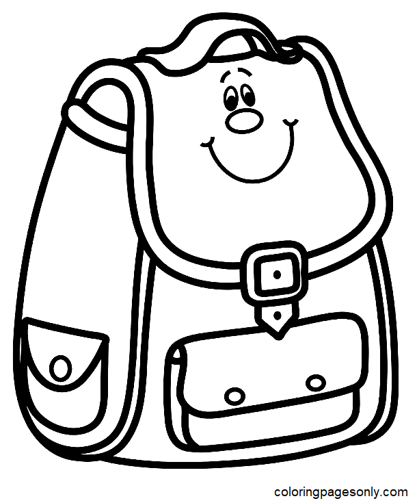 Desenho de mochila para crianças da mochila
