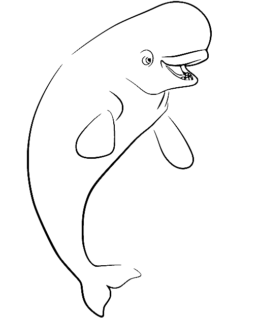 Bailey the Beluga Coloring Pages