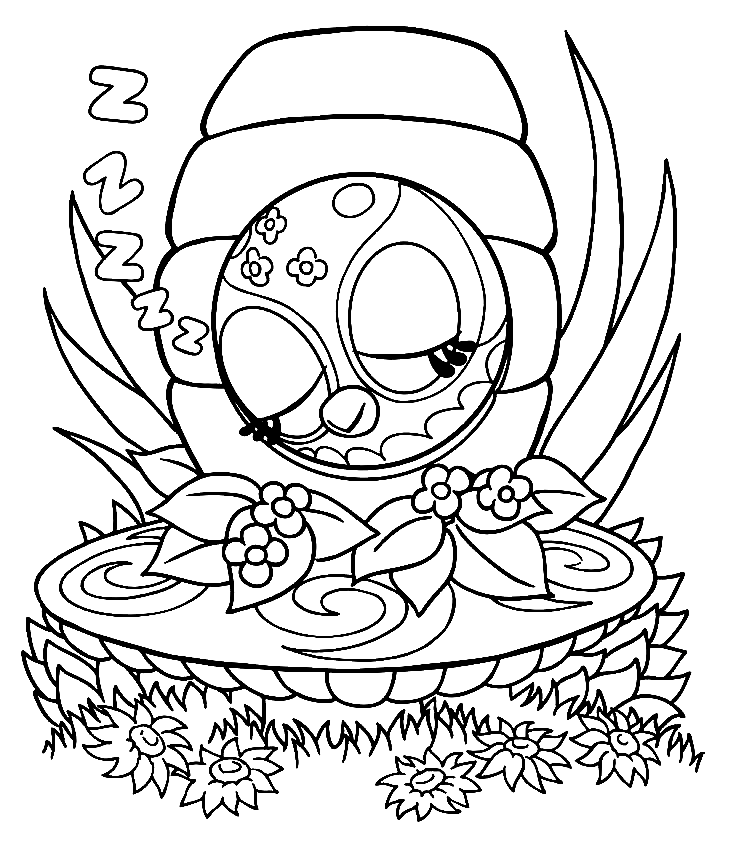 Bird Zoobles Coloring Page