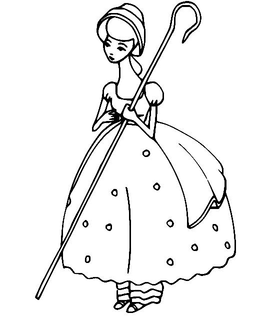 Бо Пип в платье из мультфильма «Бо Пип»
