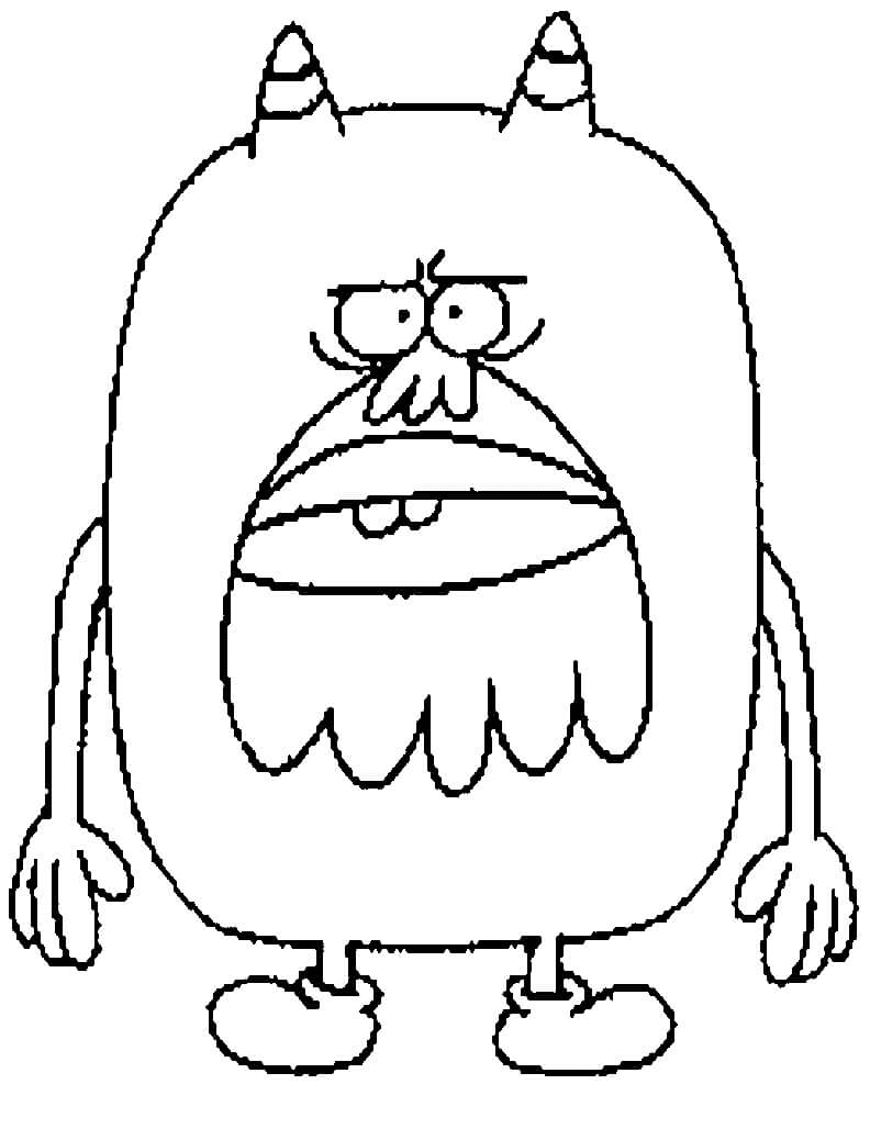 Chestnut from Chowder Coloring Page