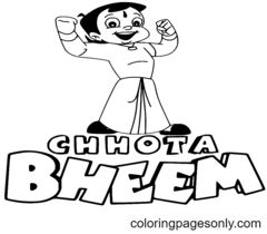 Dibujos para colorear Chhota Bheem