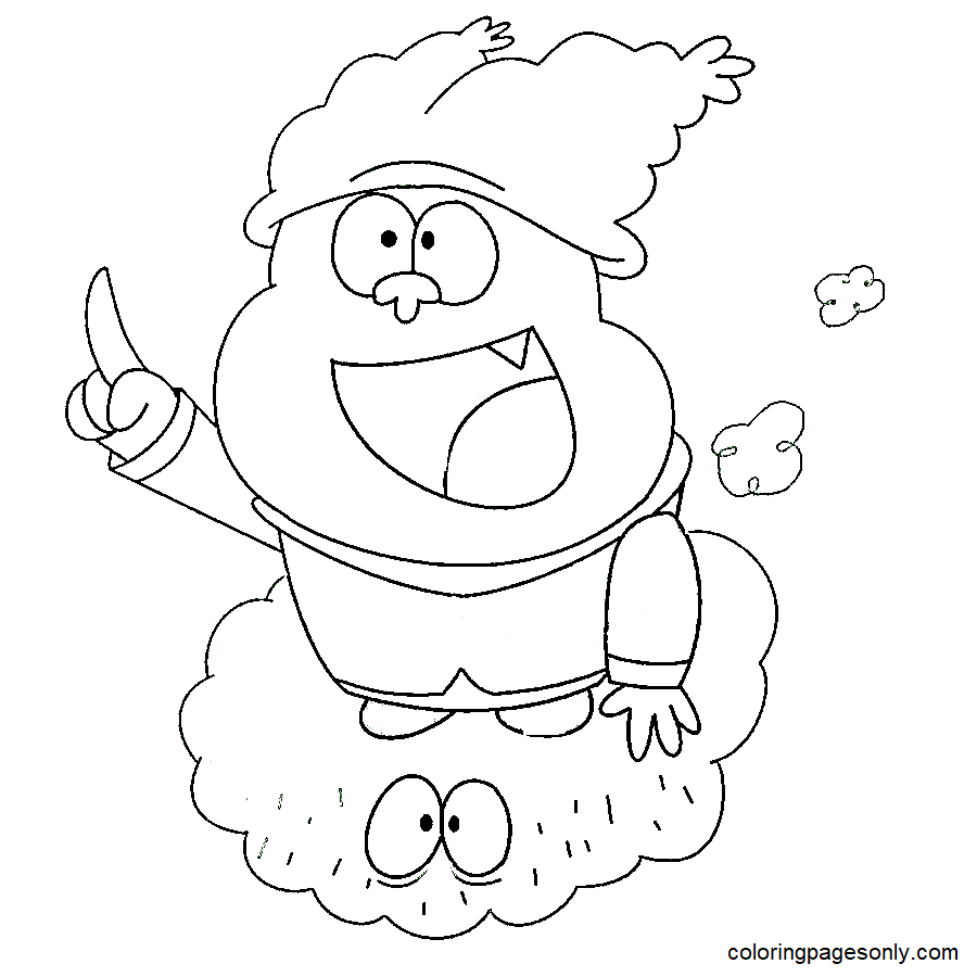 Chowder and Kimchi Coloring Pages