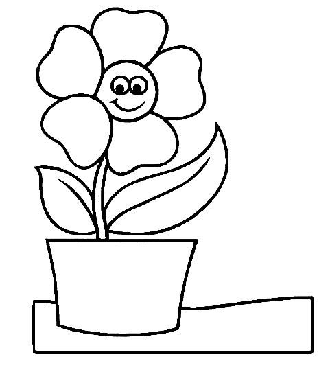 Niedlicher Blumentopf von Flower Pot