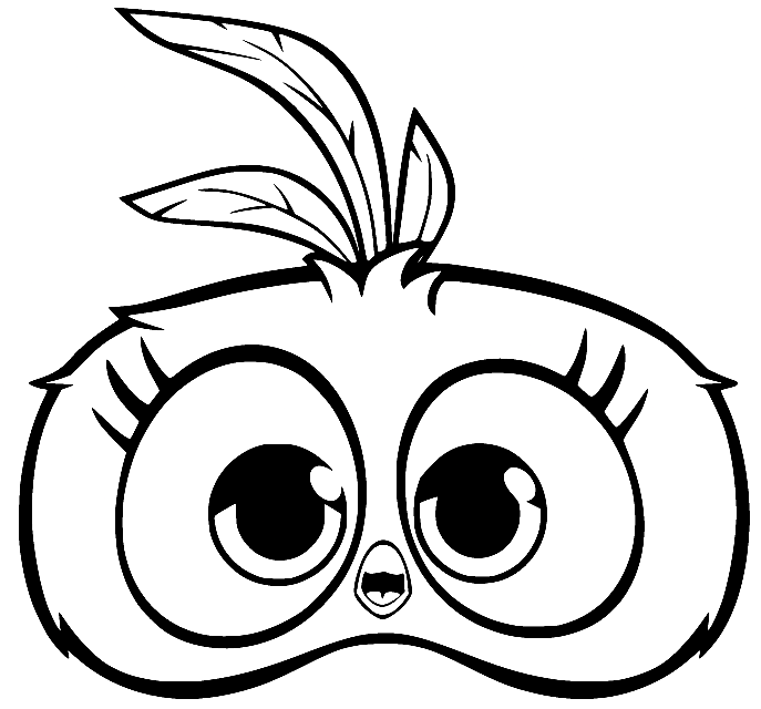 Милая мордашка детеныша из фильма Angry Birds