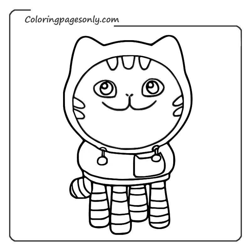 Gabby's Dollhouse coloring pages 1