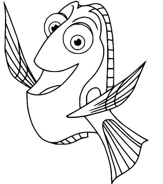 40 Free Printable Finding Dory Coloring Pages
