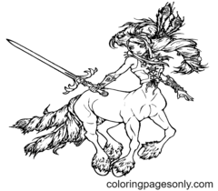 Fantasy and Mythology Coloring Pages