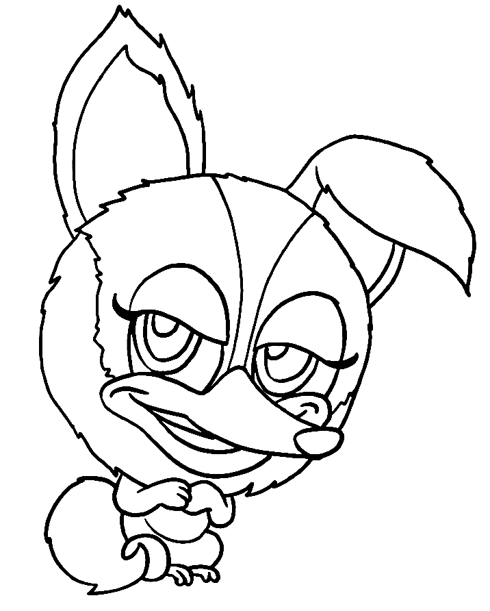 Fenton Zoobles Coloring Pages