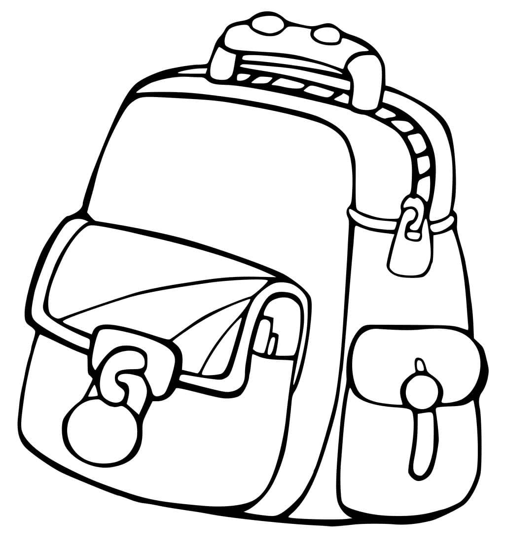 Kostenloser druckbarer Rucksack von Backpack