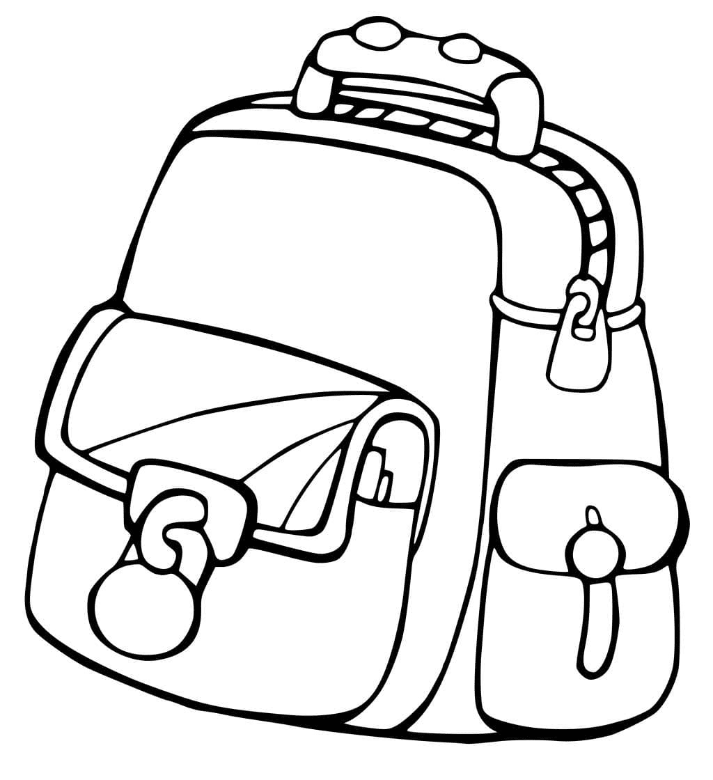 Backpack Coloring Pages - Coloring Pages For Kids And Adults