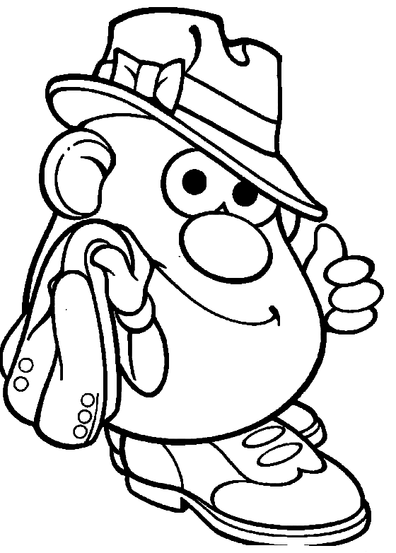 Free Printable Potato Head Coloring Pages
