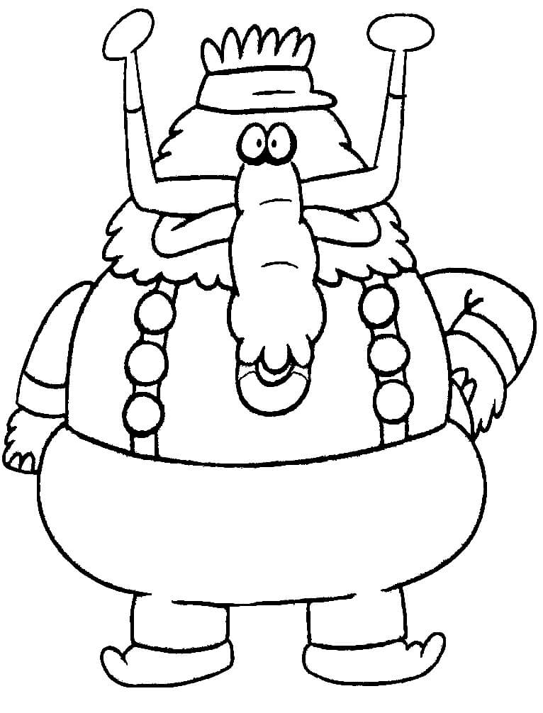 Gazpacho from Chowder Coloring Page