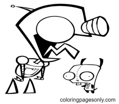 Gir Coloring Pages