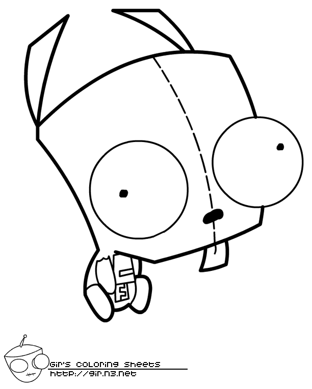 Gir Coloring Page