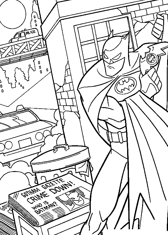 Gotham's Crime Down de Batman de Batman