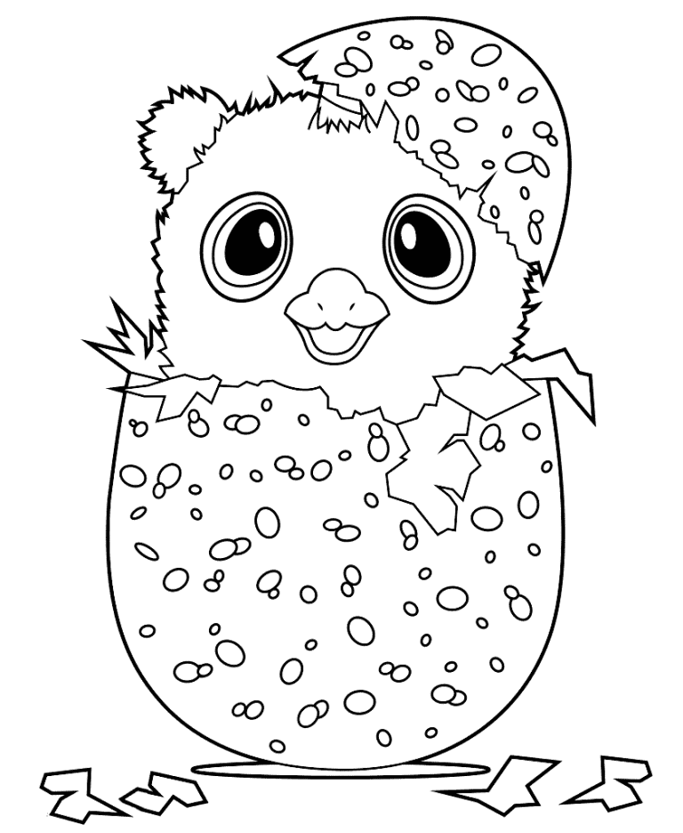 Hatchimal Colleggtables Coloring Pages