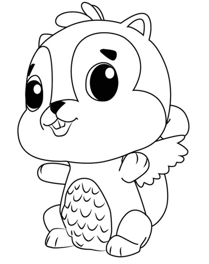 Hatchimals Chipadee Coloring Pages