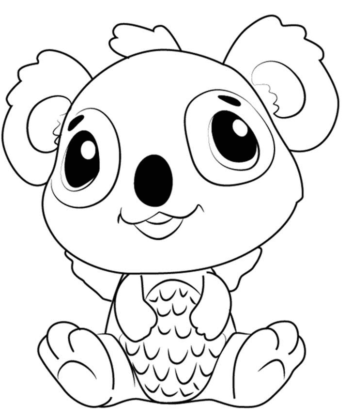 Hatchimals Koalabee Coloring Page