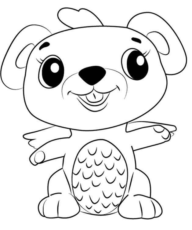 Coloriage Hatchimals Mouseswift