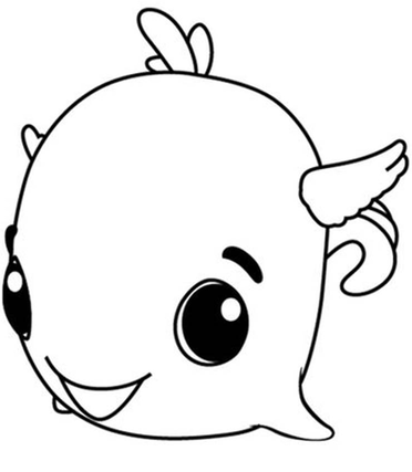 Hatchimals Swhale Coloring Page