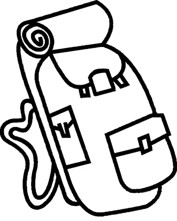 64 Free Printable Backpack Coloring Pages