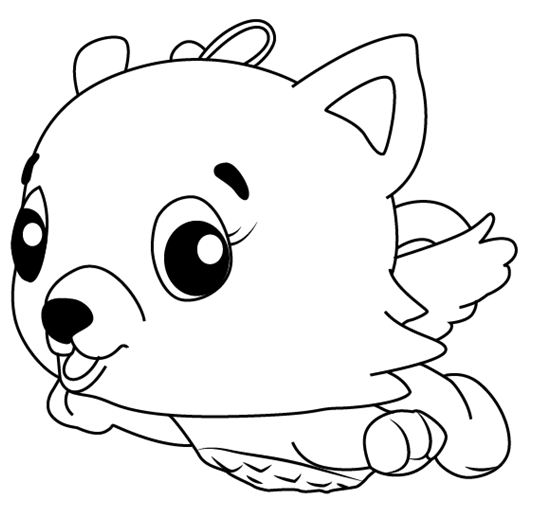 Kittycan from Hatchimals Coloring Page