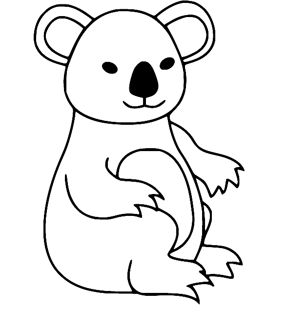 Koala Coloring Pages - Coloring Pages For Kids And Adults
