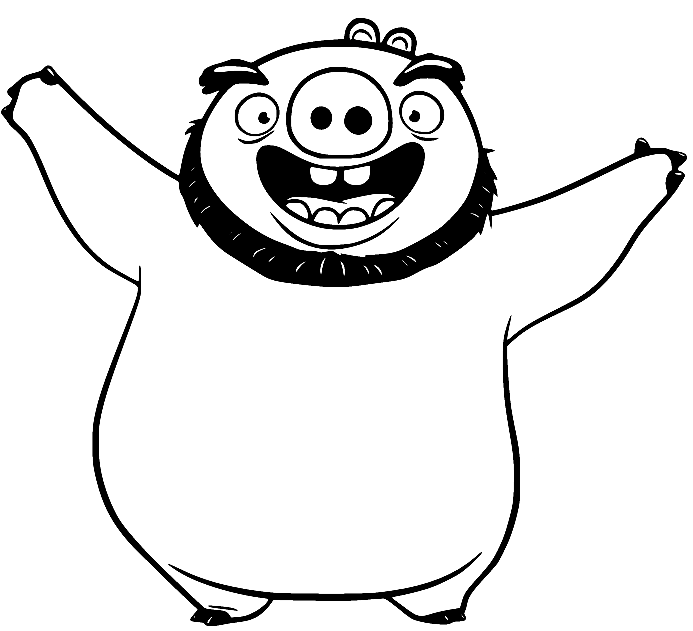 Leonard Pig Coloring Pages