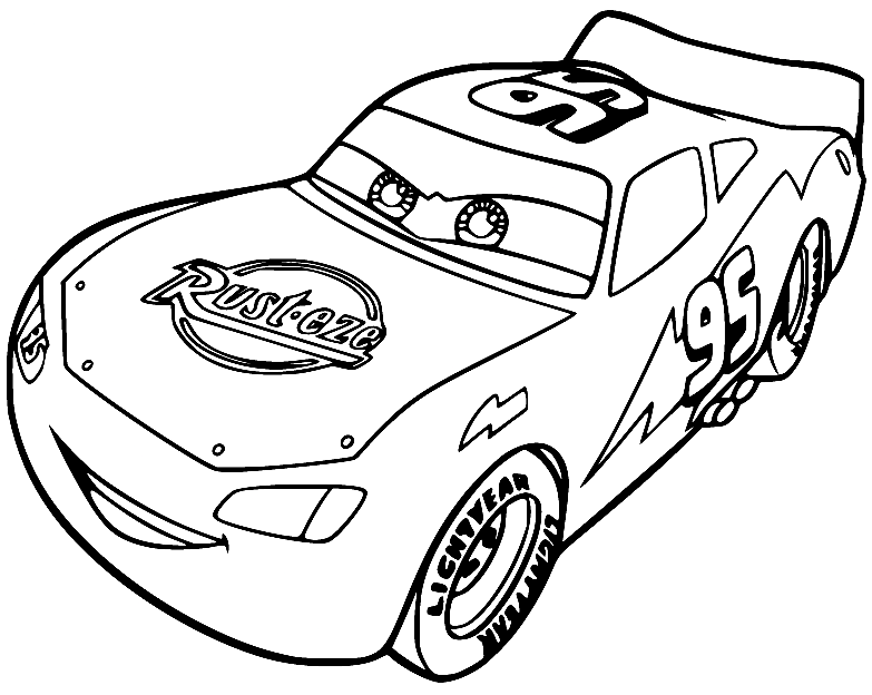 سيارة السباق لايتنينج ماكوين من لايتنينج ماكوين