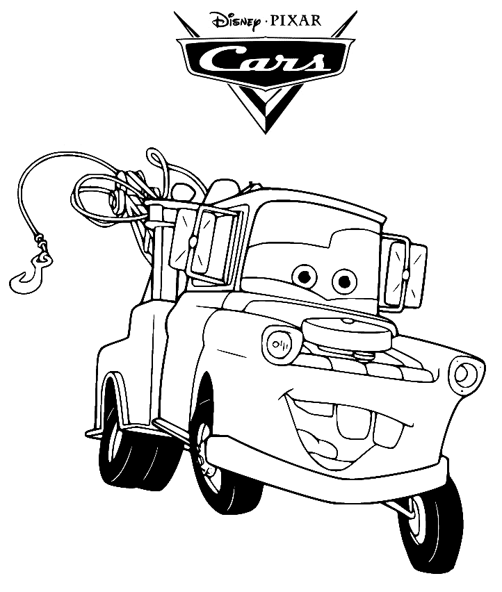 Mater La Grúa de Disney Cars