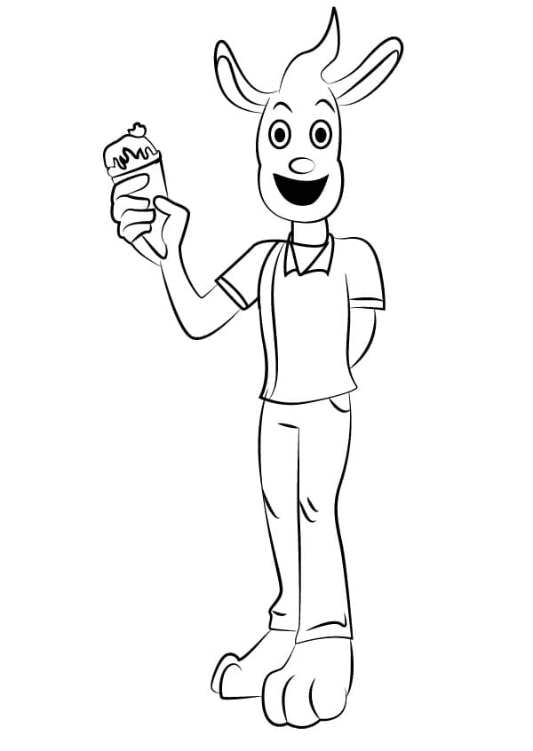 Nice Cream Guy Undertale Coloring Page