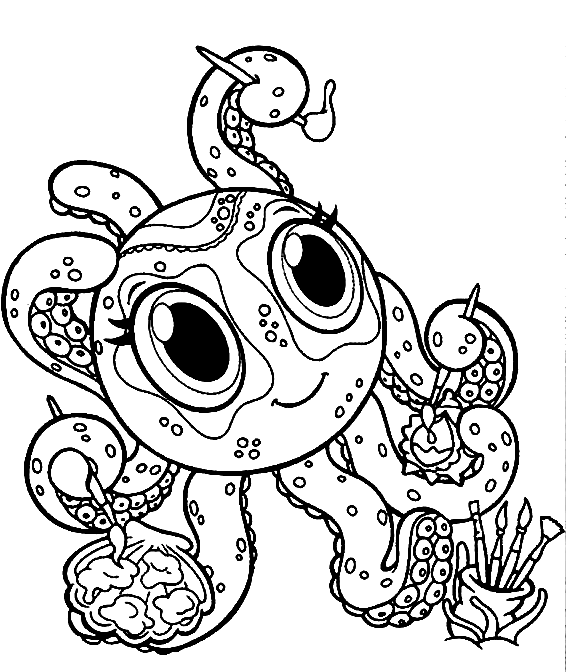 Oceola – Octopus Zoobles von Zoobles