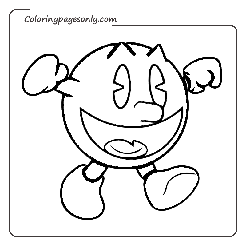 46 Pac Man Coloring Pages - ColoringPagesOnly.com