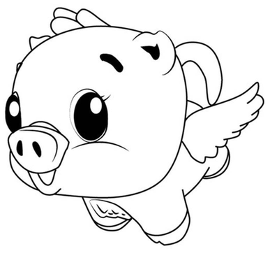 Pigpiper Hatchimals Coloring Page
