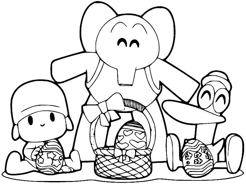 Pocoyo Coloring Pages - Coloring Pages For Kids And Adults