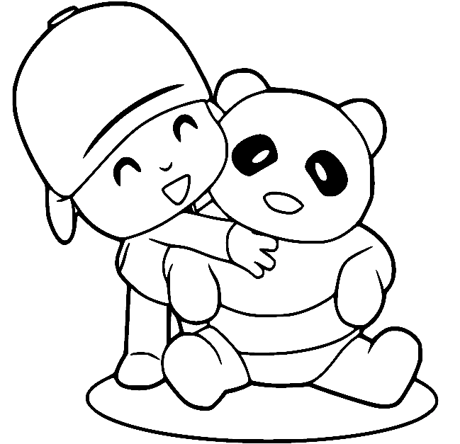 Pocoyo et Toy Panda de Pocoyo