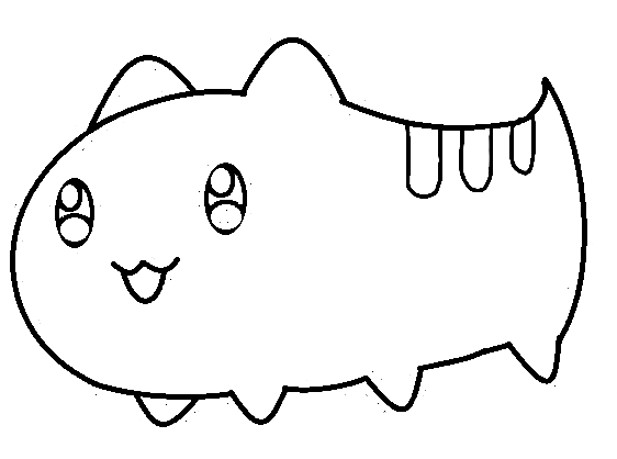 Printable Bugcat Capoo Coloring Pages