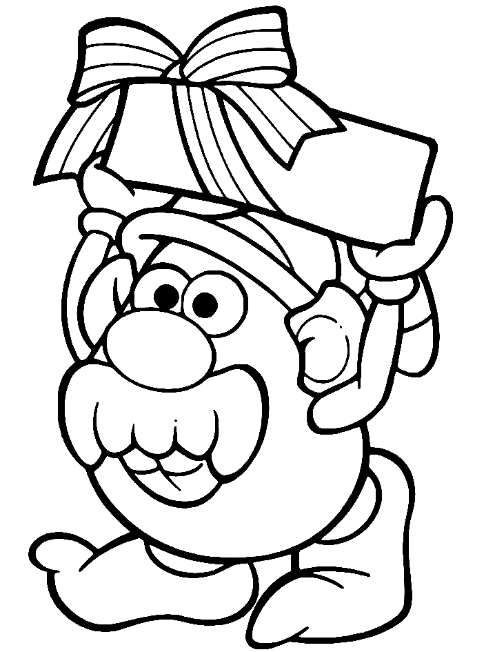 Printable Potato Head Coloring Pages