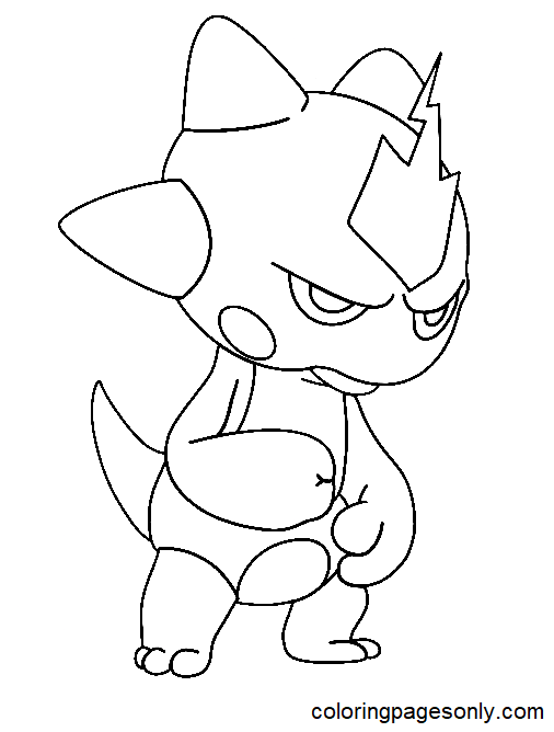 Toxel Pokemon coloring page - Download, Print or Color Online for Free