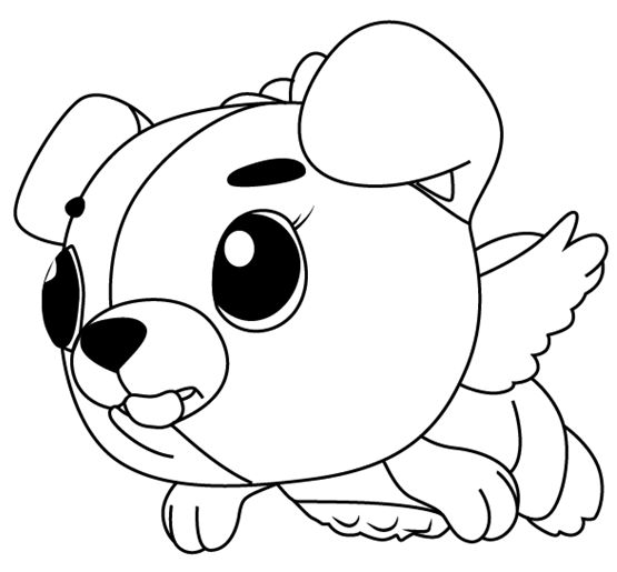 Puppit from Hatchimals Coloring Page