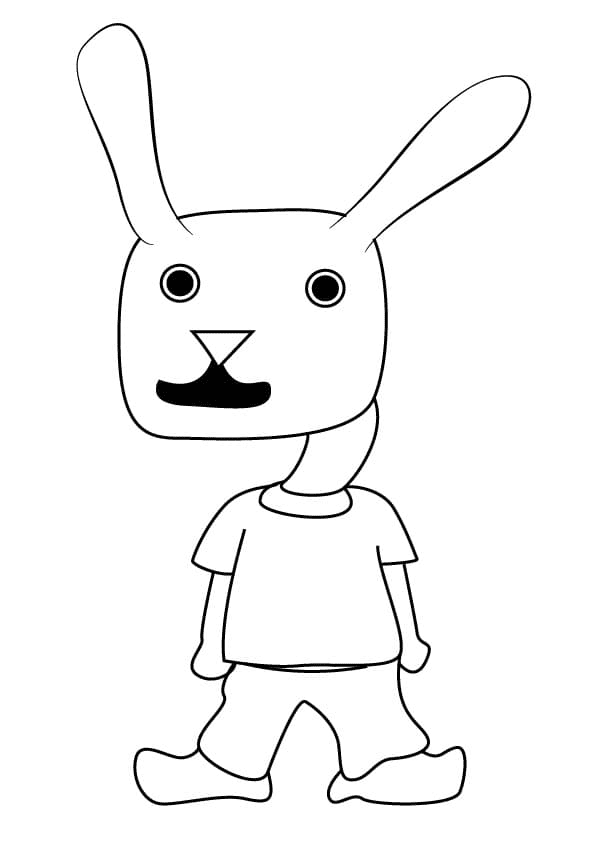 Rabbit Kid Undertale Coloring Pages