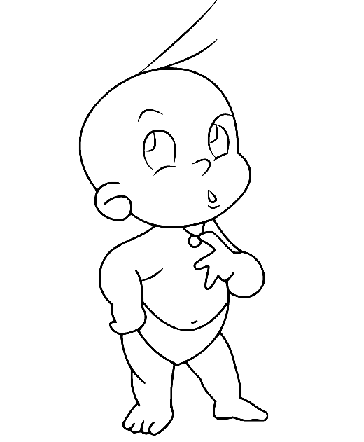 Raju Boy Coloring Pages
