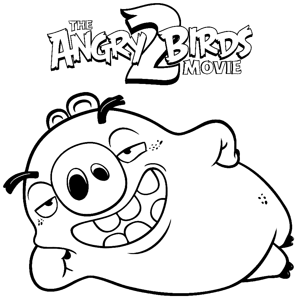 Росс Пиг из фильма Angry Birds