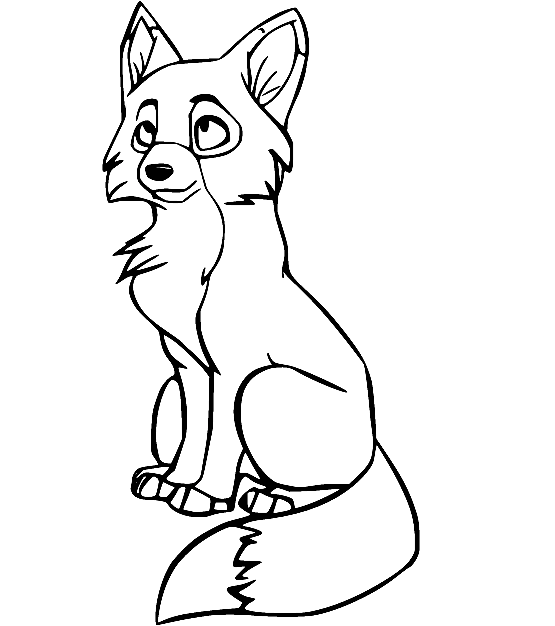 30 Free Printable Fox and the Hound Coloring Pages