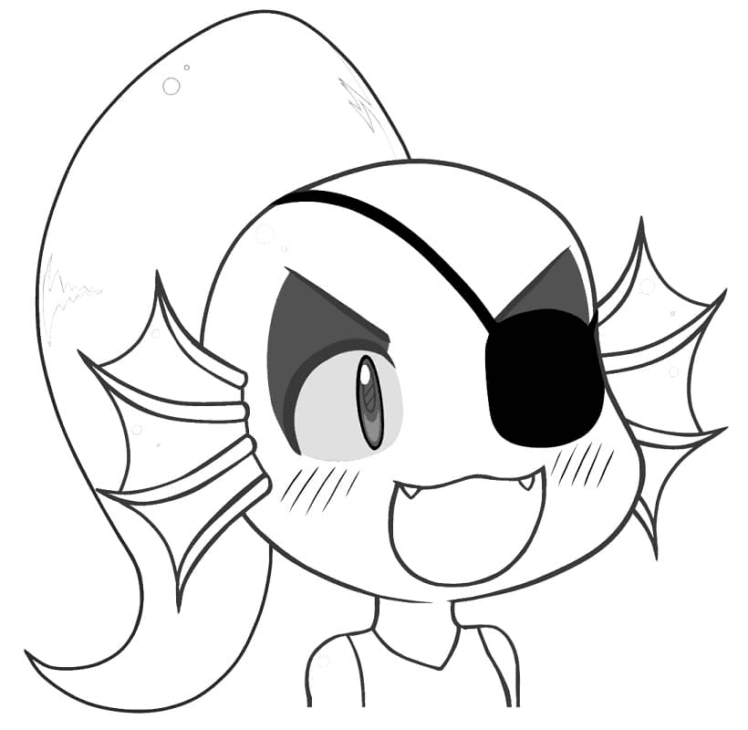 Undyne Undertale Coloring Page
