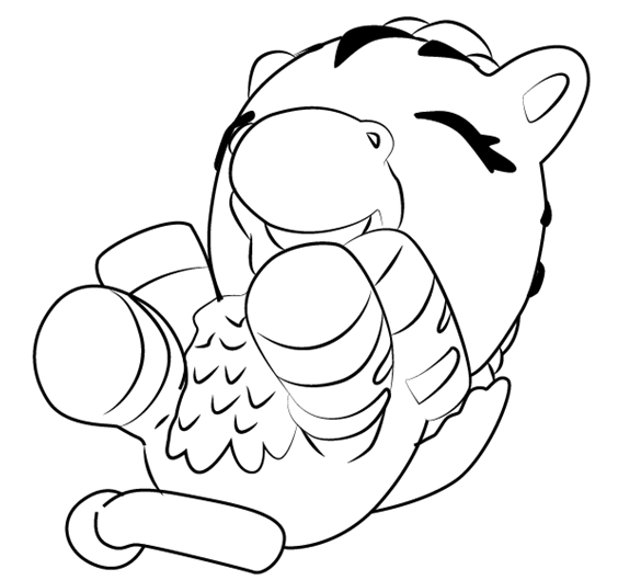 Zebrush from Hatchimals Coloring Pages