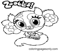Zoobles Coloring Pages